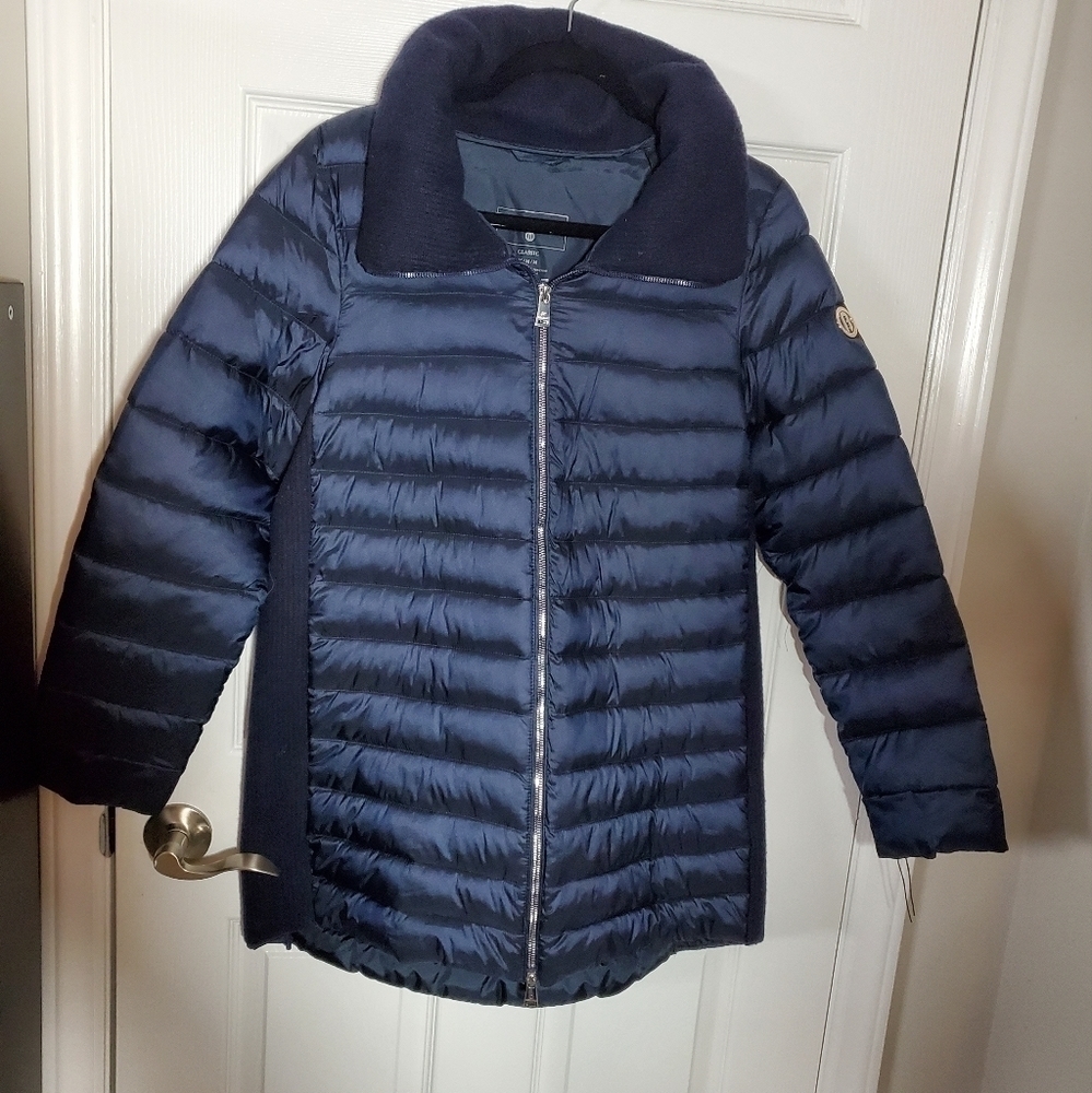Bernardo Navy Puffer Coat